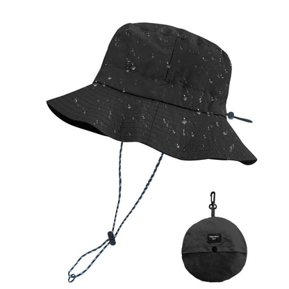 PFFY Packable Sun Bucket Hat for Men Women Outdoor UV Protection Sun Hats Waterproof Lightweight Hiking Outdoor Cap