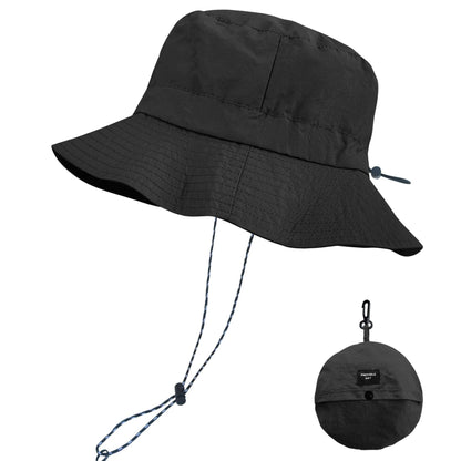 PFFY Packable Sun Bucket Hat for Men Women Outdoor UV Protection Sun Hats Waterproof Lightweight Hiking Outdoor Cap
