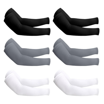 PFFY UV Protection Cooling Arm Sleeves for Men and Women UPF 50 Sun Sleeve
