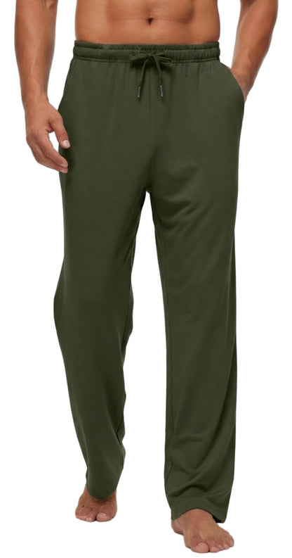 Sailwind Men's Yoga Sweatpants Athletic Casual Pants Cotton Open Bottom Lounge Lightweight Jersey Pants with Pockets