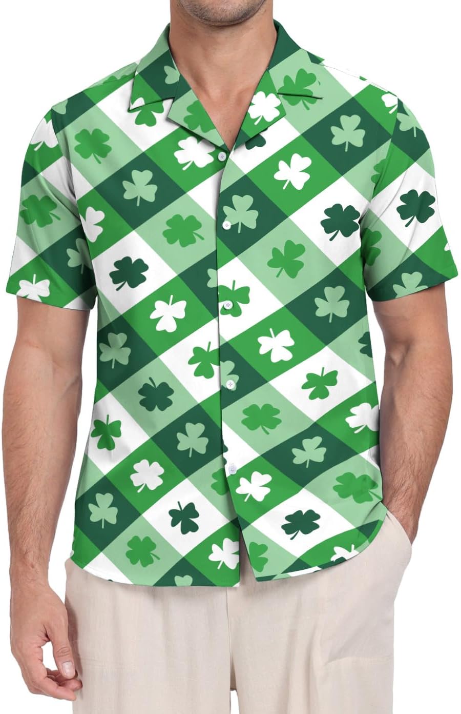 Sailwind Mens Hawaiian Beach Shirt Short Sleeve Button Down Cuban Collar Shirt