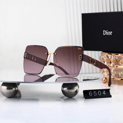 6 colors New hot HD lenses No borders design sunglasses 6504