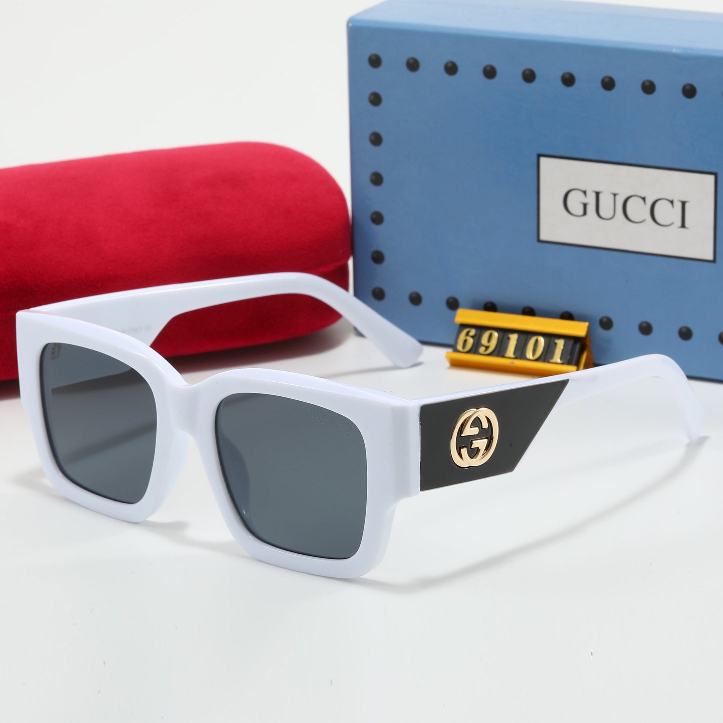 8 colors new hot full flarm sunglasses 69101