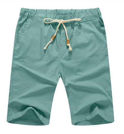 Sailwind Men’s Linen Shorts Casual Drawstring Summer Beach Shorts