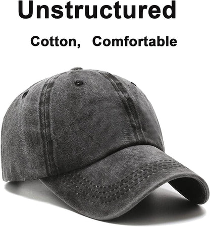 NPJY Baseball Cap Golf Dad Hat Adjustable Original Classic Low Profile Cotton Hat Unconstructed Plain Cap Men Women