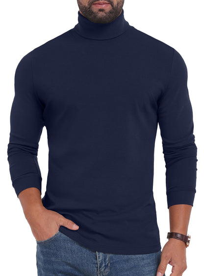 Sailwind Men's Lightweight Turtleneck Shirts Long Sleeve Thermal Pullover Sweater