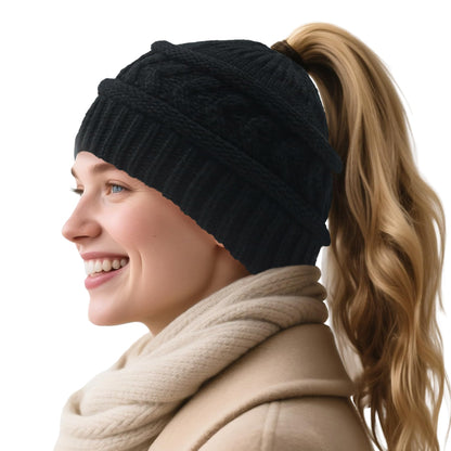 PFFY Beanie Hat for Women Winter Warm Knit Beanies Hats Skull Cap