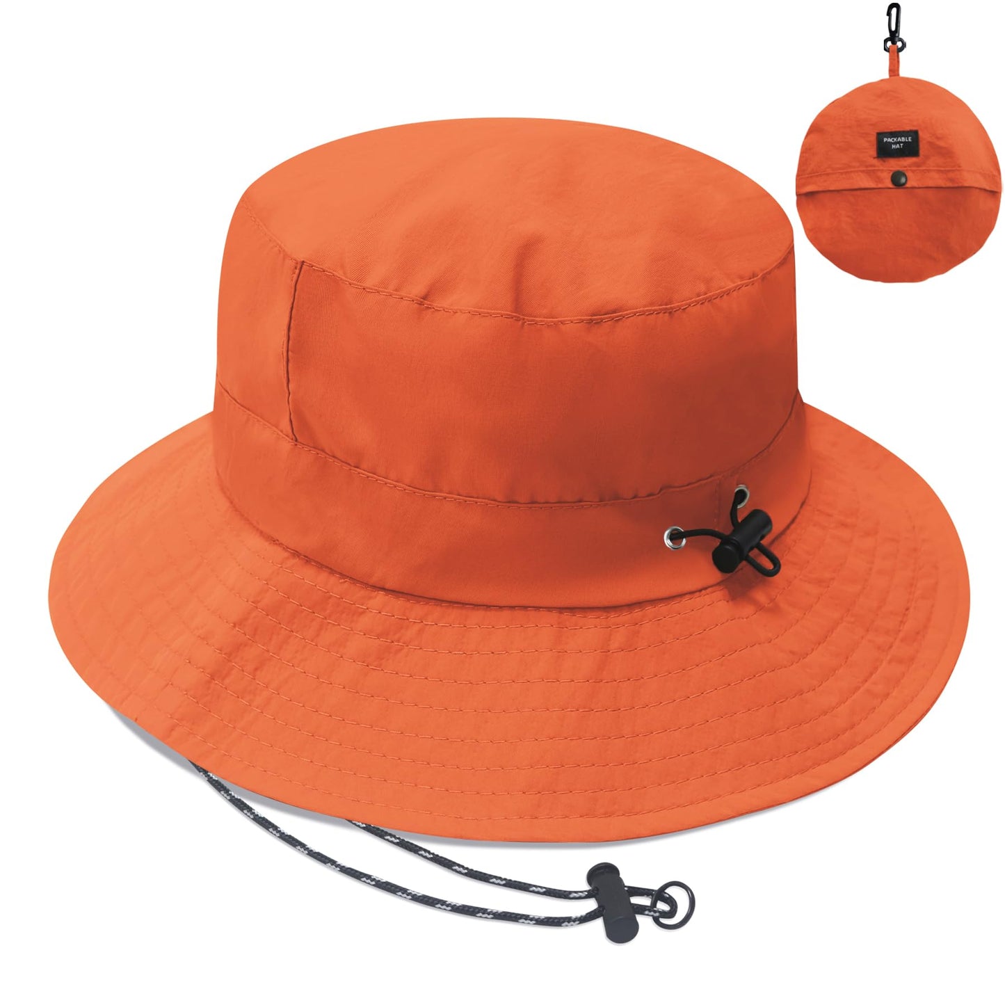 PFFY Waterproof Bucket Hat Rain Quick Dry Hats for Men Women Packable Sun Hat for Fishing Hiking Outdoors