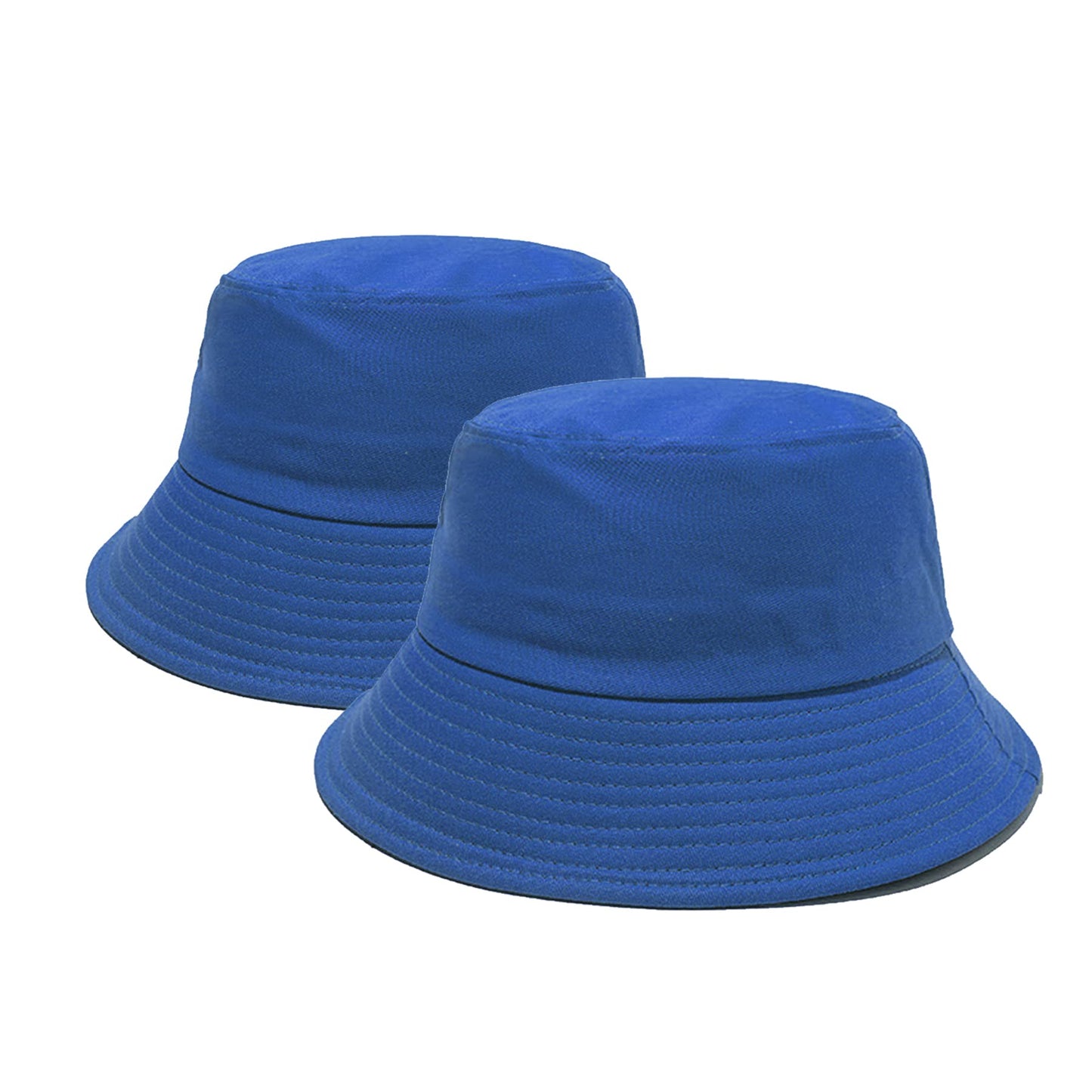 PFFY 2 Packs Bucket Hat for Women Men Cotton Hats Sun Beach Fishing Cap