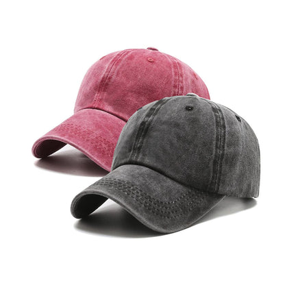 PFFY 2 Packs Vintage Washed Distressed Baseball Cap Golf Dad Hat for Men Women
