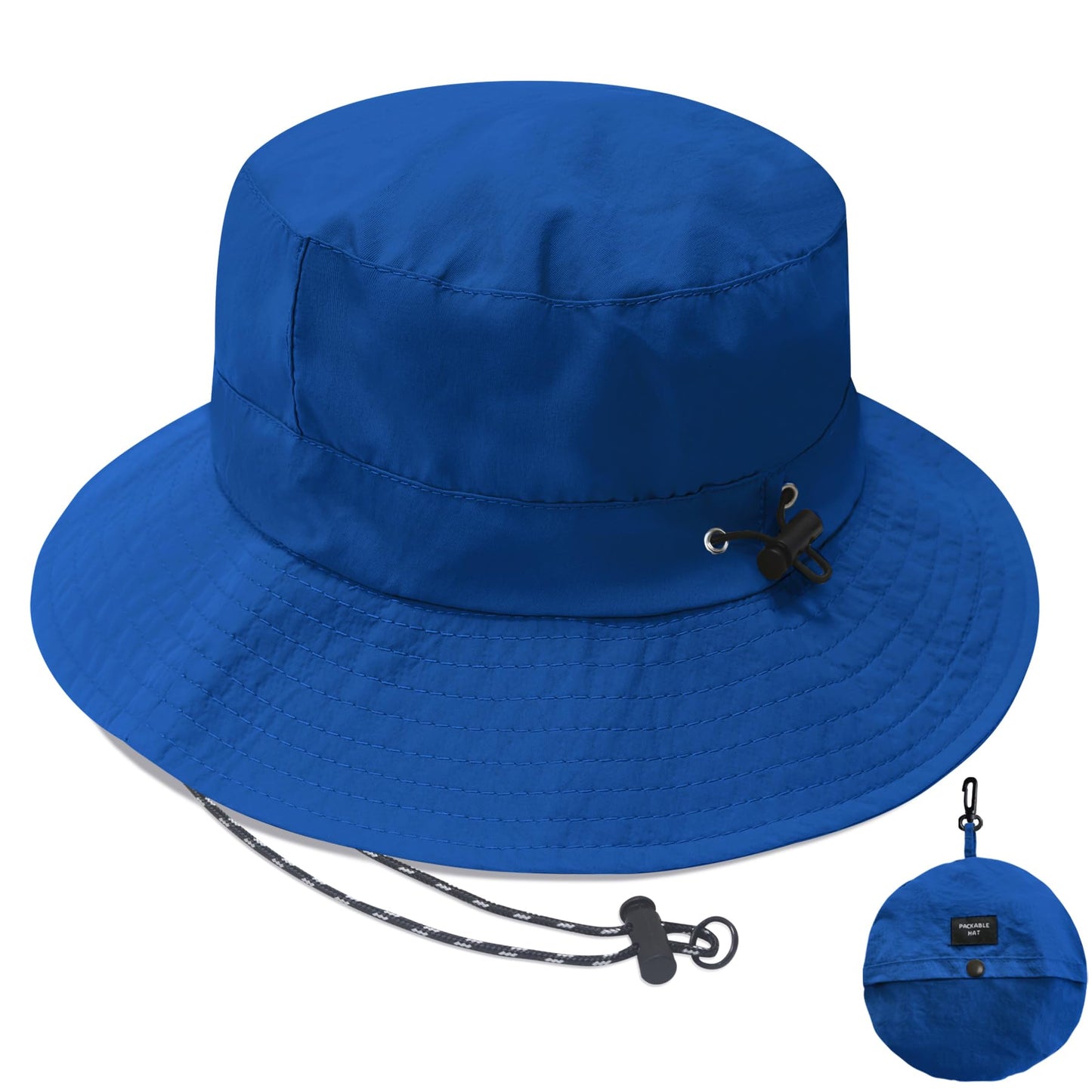 PFFY Waterproof Bucket Hat Rain Quick Dry Hats for Men Women Packable Sun Hat for Fishing Hiking Outdoors