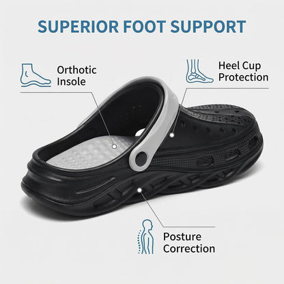 Clogs for Women and Men,Garden Shoes with Arch Support,Unisex Comfort Slip-on Sandals with Removable Cushion Footbed