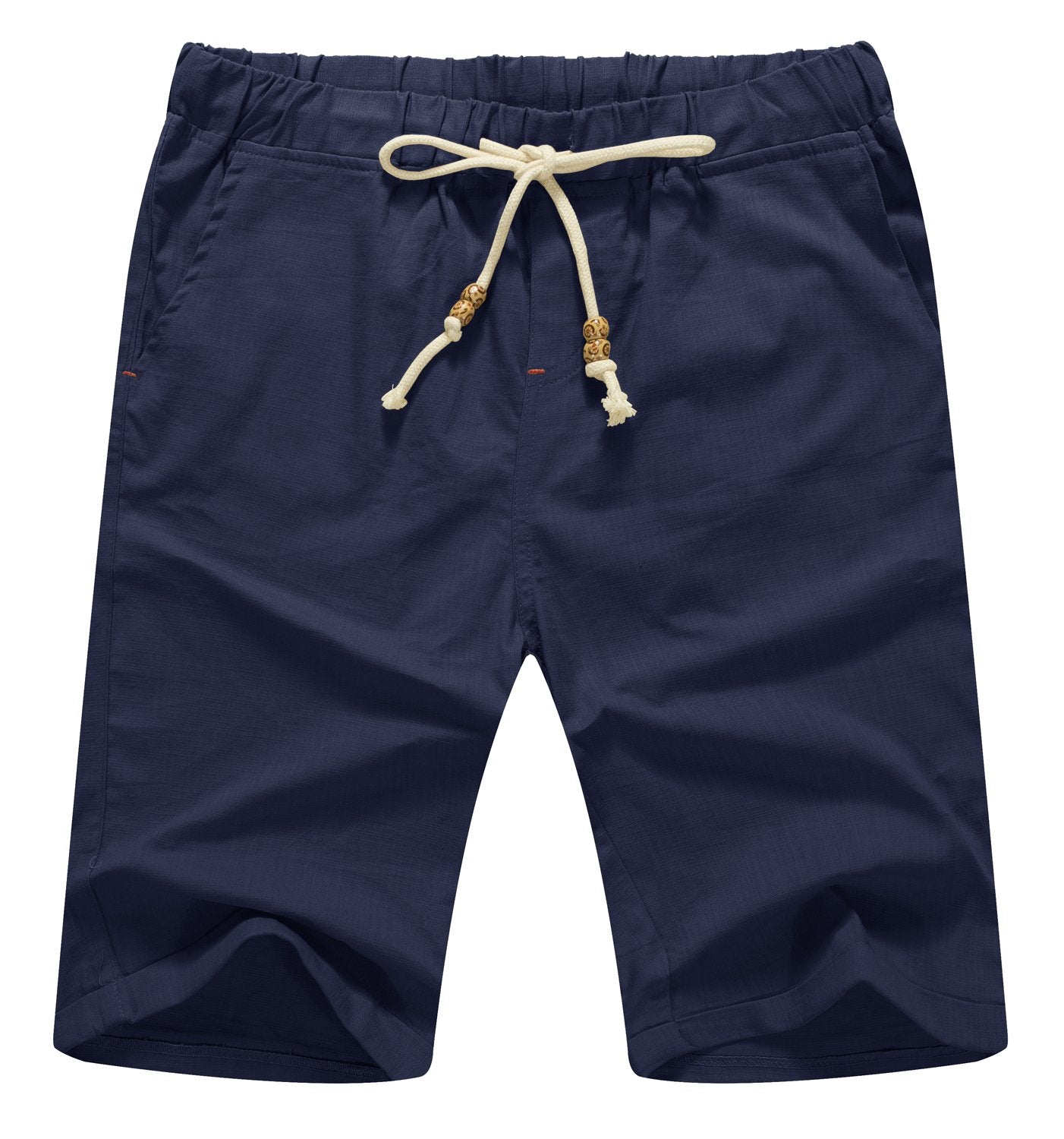 Sailwind Men’s Linen Shorts Casual Drawstring Summer Beach Shorts