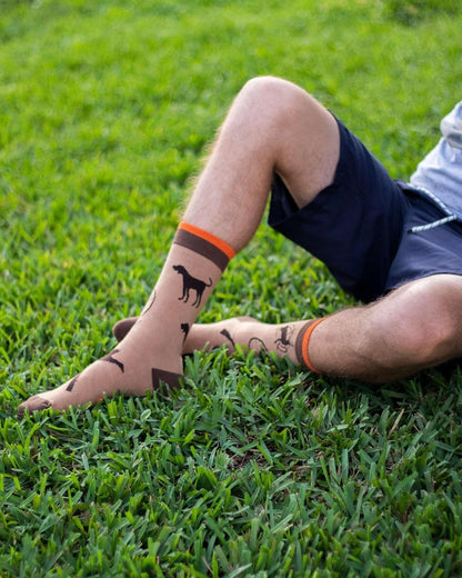 YEXIPO Funny Socks for Men Women I'D Rather Be Outdoor Activities Novelty Gifts For Hunting Golfing Camping Skiing Gaming