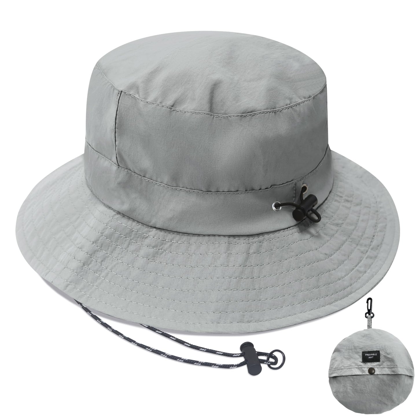 PFFY Waterproof Bucket Hat Rain Quick Dry Hats for Men Women Packable Sun Hat for Fishing Hiking Outdoors