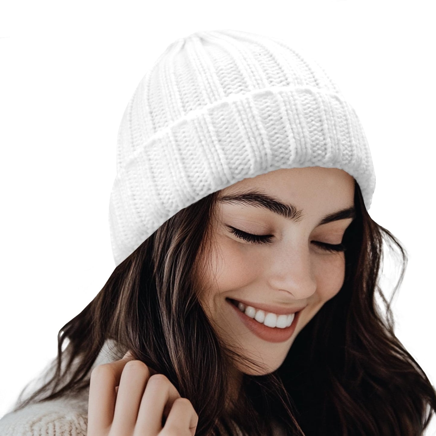 PFFY Beanie Hat for Women Winter Warm Knit Beanies Hats Skull Cap