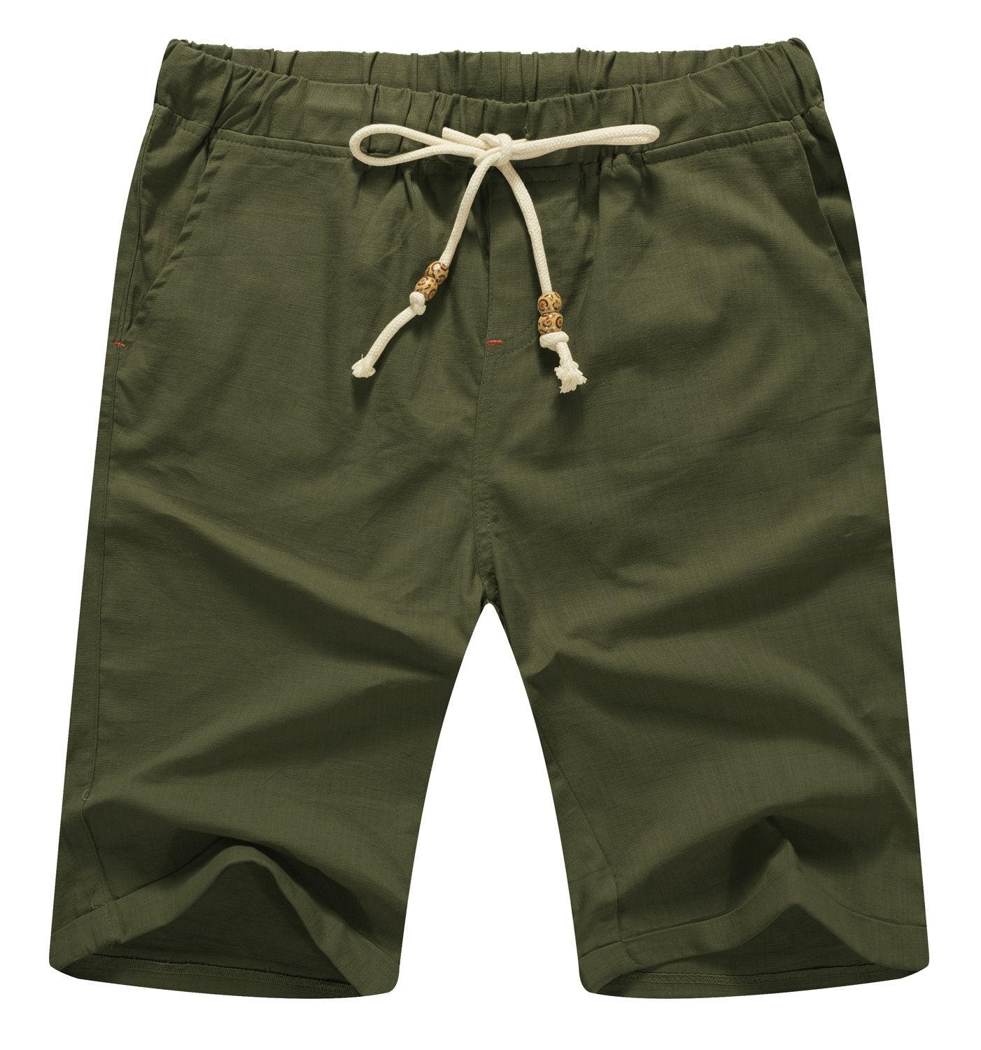 Sailwind Men’s Linen Shorts Casual Drawstring Summer Beach Shorts