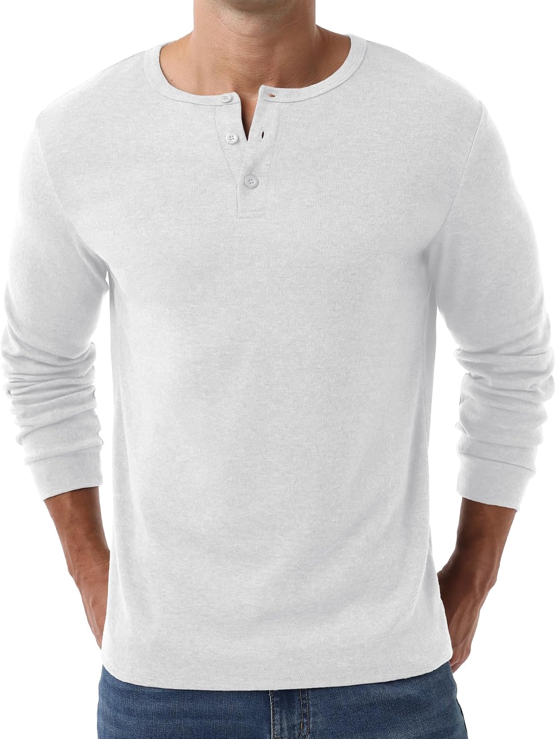 Sailwind Men's Henley Shirts Long Sleeve Button T-Shirt Casual Stylish Thermal Pullover Shirt