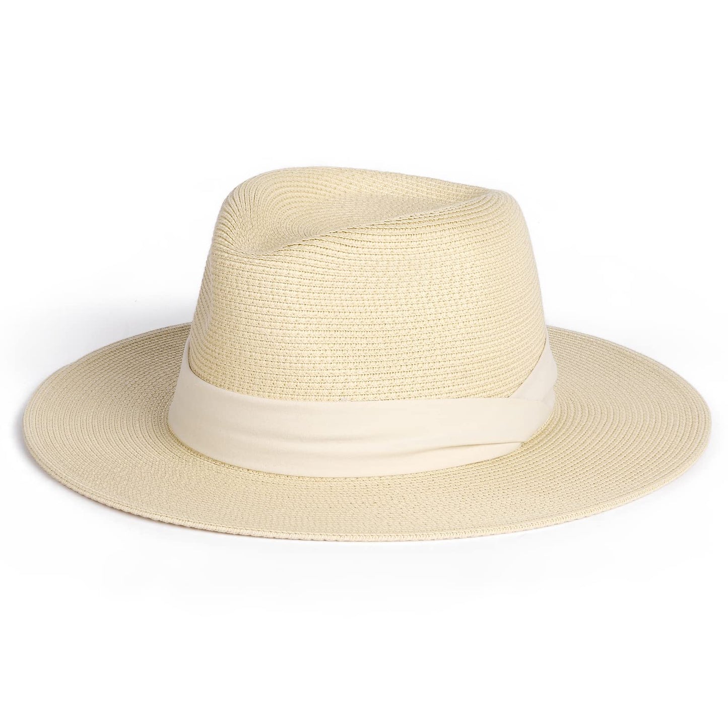 FURTALK Womens Mens Wide Brim Straw Panama Hat Fedora Summer Beach Sun Hats UPF Straw Hat for Women