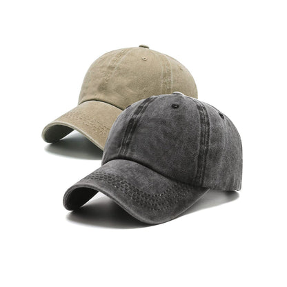 PFFY 2 Packs Vintage Washed Distressed Baseball Cap Golf Dad Hat for Men Women