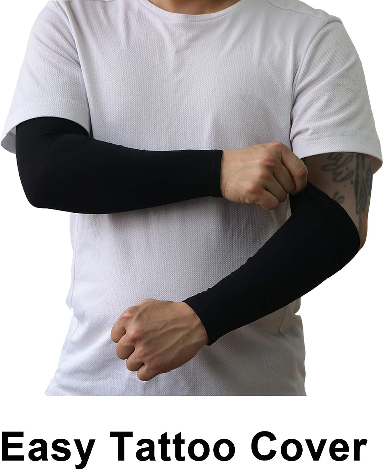 PFFY UV Protection Cooling Arm Sleeves for Men and Women UPF 50 Sun Sleeve