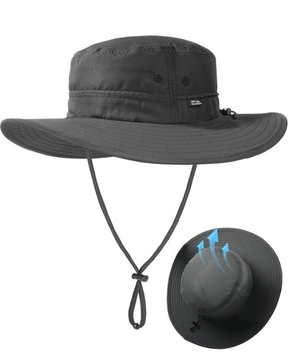 FURTALK Sun Hats for Men Women Packable Wide Brim Summer UV Protective Bucket Hat UPF 50+ Hat for Fishing Hiking