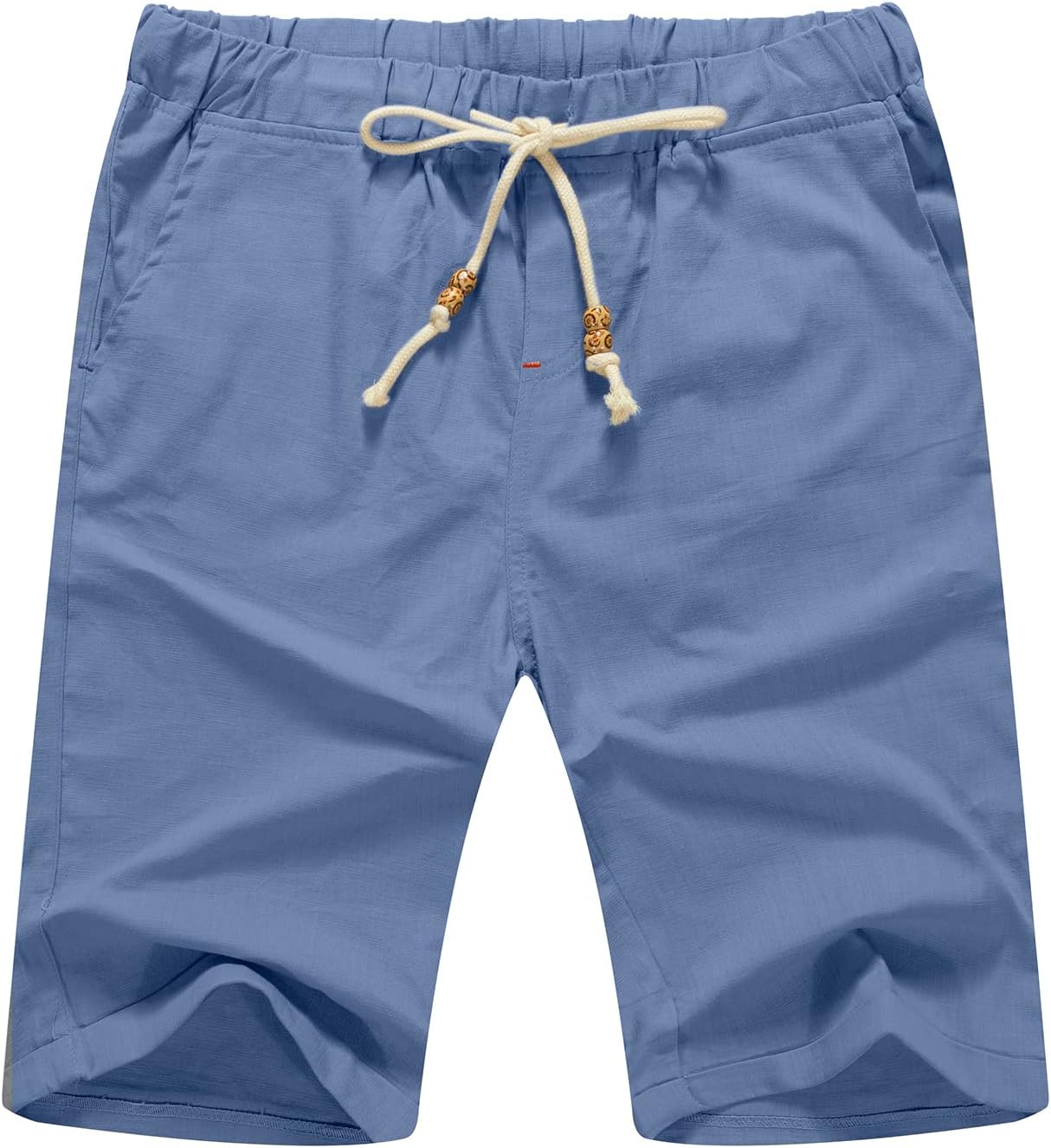 Sailwind Men’s Linen Shorts Casual Drawstring Summer Beach Shorts