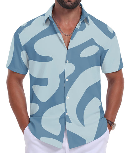 Sailwind Men's Hawaiian Floral Shirts Short Sleeve Button Down Holiday Tropical Beach Shirts