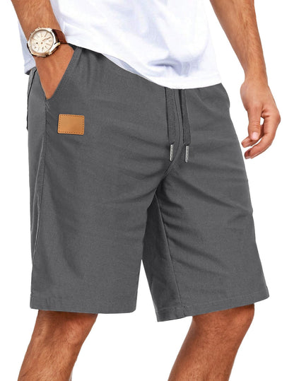Sailwind Mens Casual Shorts Drawstring Summer Beach Elastic Waist Golf Shorts