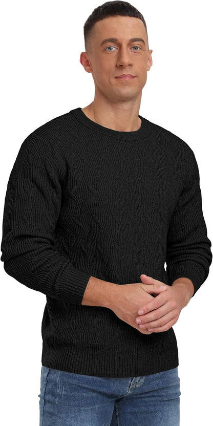 Sailwind Men's Crewneck Pullover Sweater Lightweight Casual Knitted Sweaters