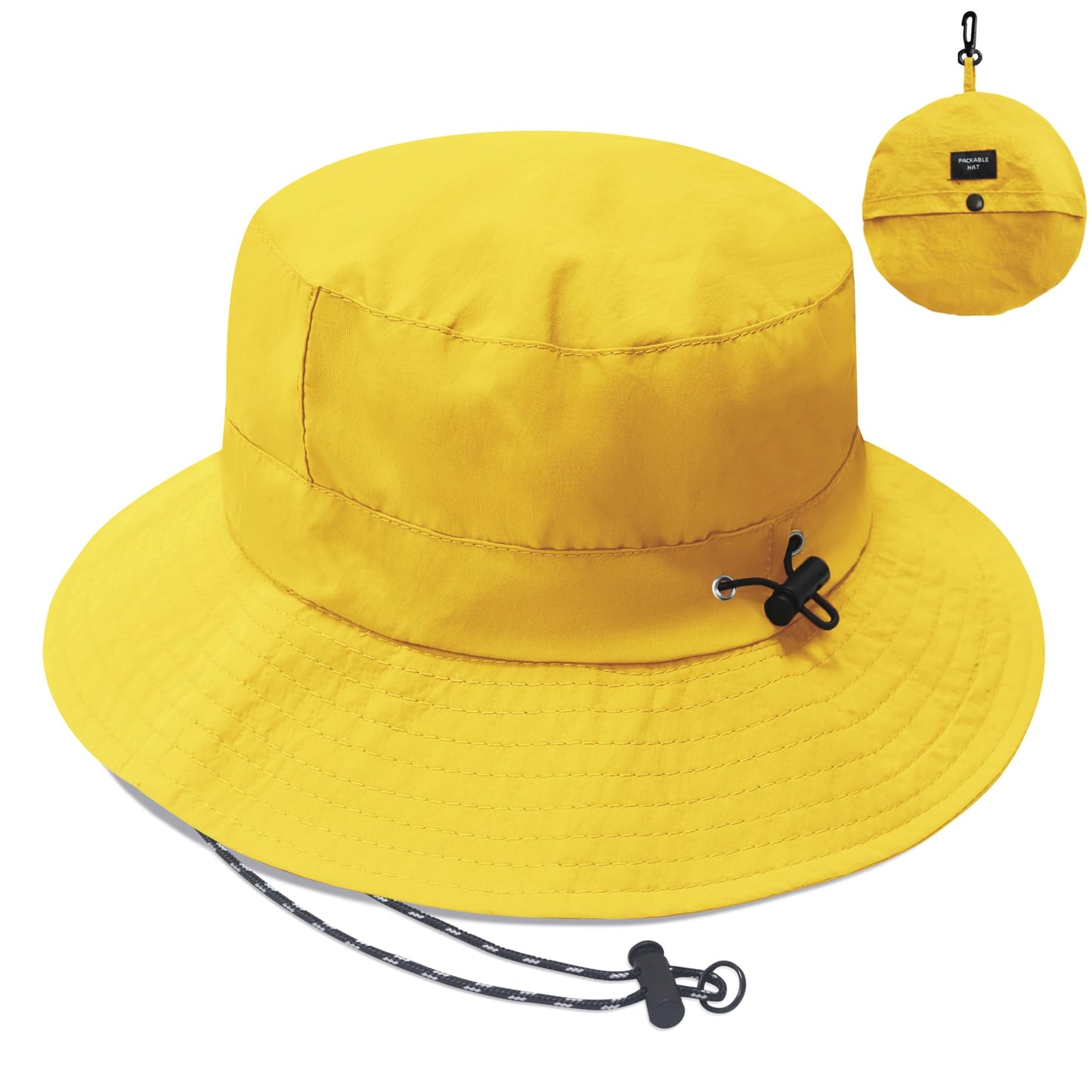 PFFY Waterproof Bucket Hat Rain Quick Dry Hats for Men Women Packable Sun Hat for Fishing Hiking Outdoors