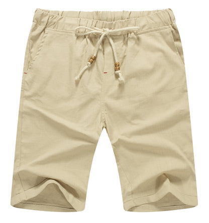 Sailwind Men’s Linen Shorts Casual Drawstring Summer Beach Shorts