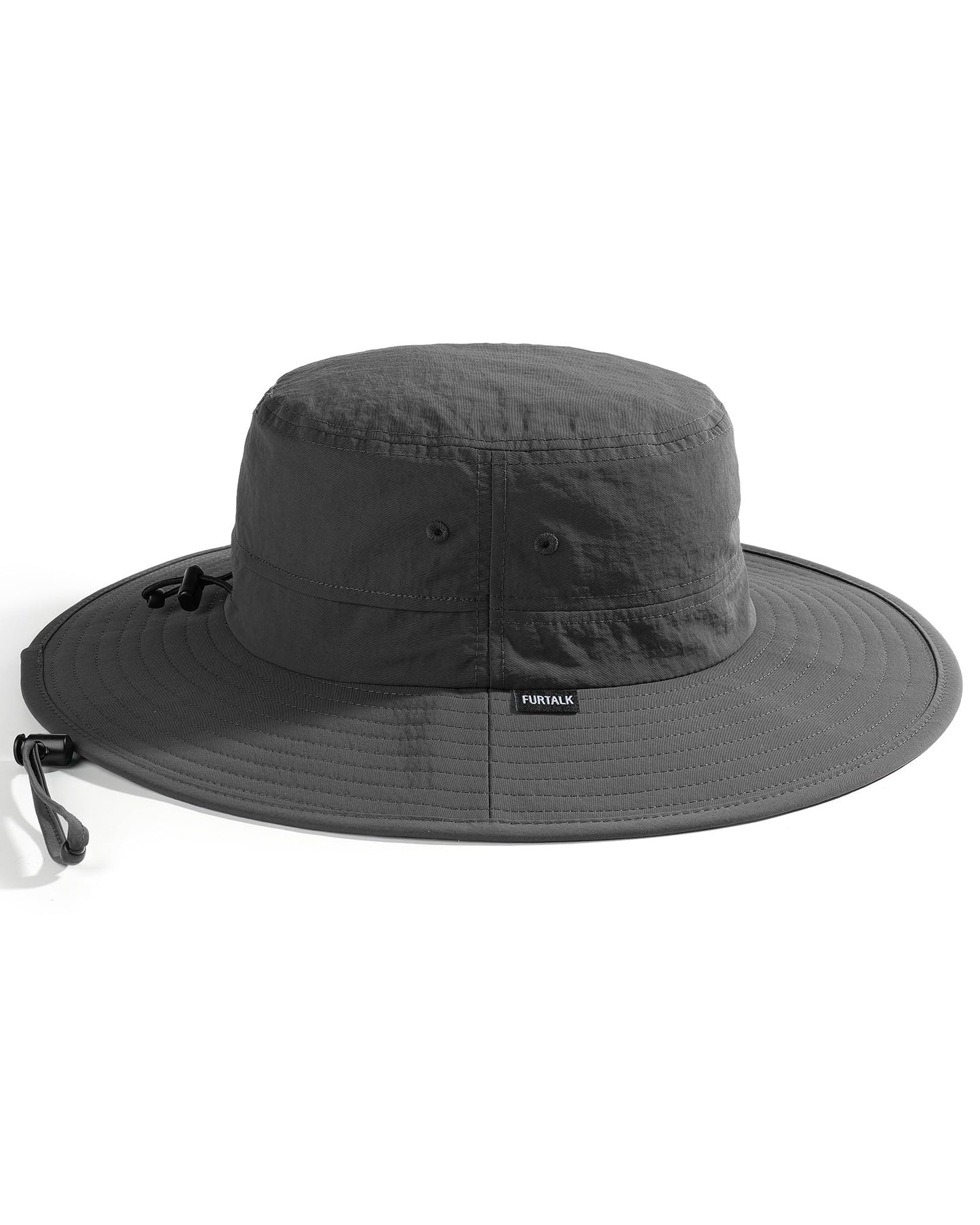 FURTALK Sun Hats for Women with Ponytail Hole Men Beach Hiking UPF 80+ Foldable Hiking Summer UV Protection Bucket Hats