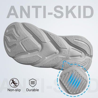 Recovery Slides for Men and Women - Orthopedic Sandals with Arch Support & Thick Cushion, Plantar Fasciitis Slippers, Lightweight Non-Slip Slides for Post-Workout Recovery