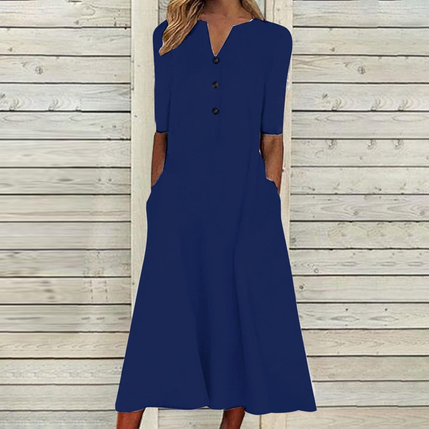 SMIDOW Summer Maxi Dresses for Women 2023 Casual Beach Tshirt Long Dress Printed Short Sleeve v Neck Flowy Sundress