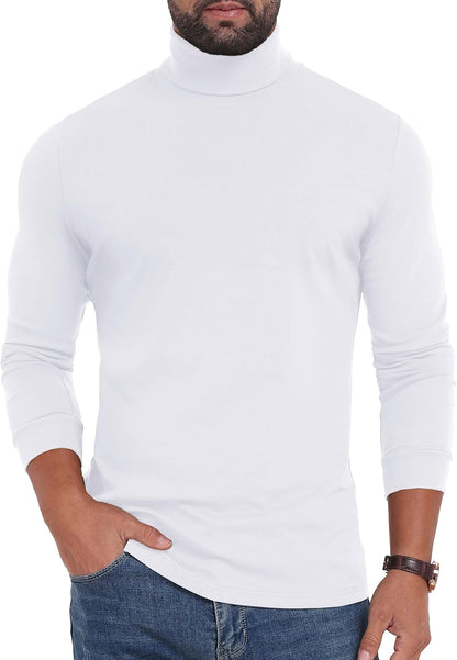 Sailwind Men's Lightweight Turtleneck Shirts Long Sleeve Thermal Pullover Sweater