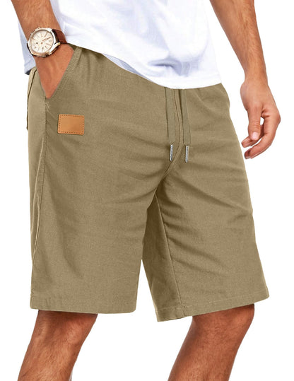 Sailwind Mens Casual Shorts Drawstring Summer Beach Elastic Waist Golf Shorts