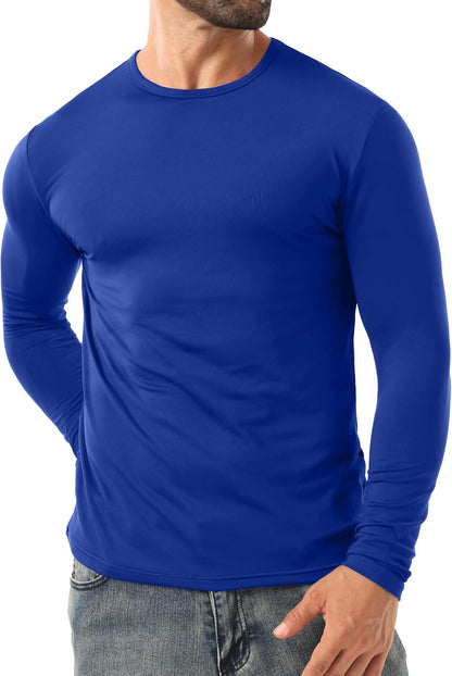 Sailwind Men's Base Layer Lightweight Long Sleeve CrewThermal Underwear Royal