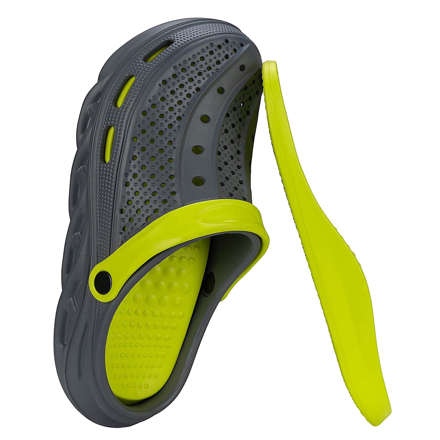 Clogs for Women and Men,Garden Shoes with Arch Support,Unisex Comfort Slip-on Sandals with Removable Cushion Footbed