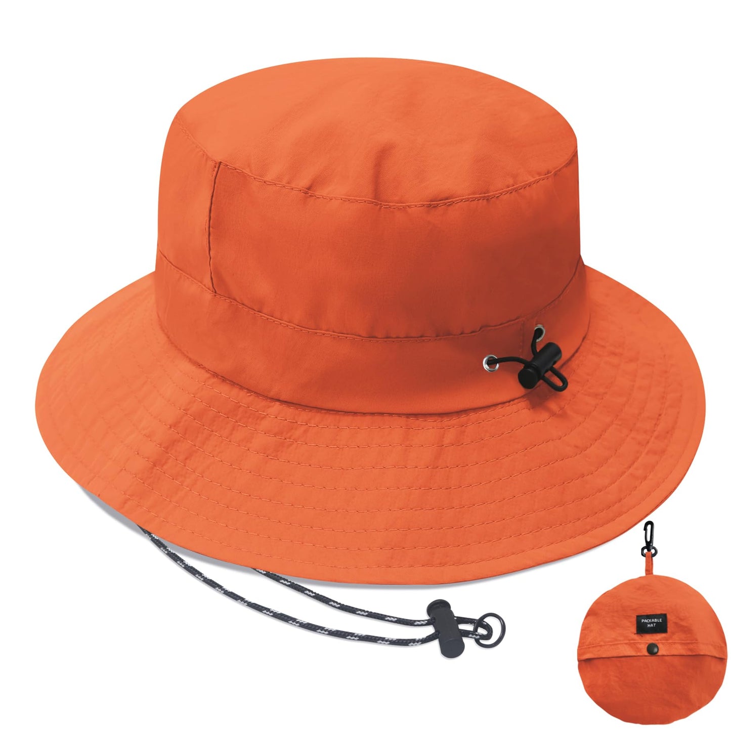 PFFY Waterproof Bucket Hat Rain Quick Dry Hats for Men Women Packable Sun Hat for Fishing Hiking Outdoors