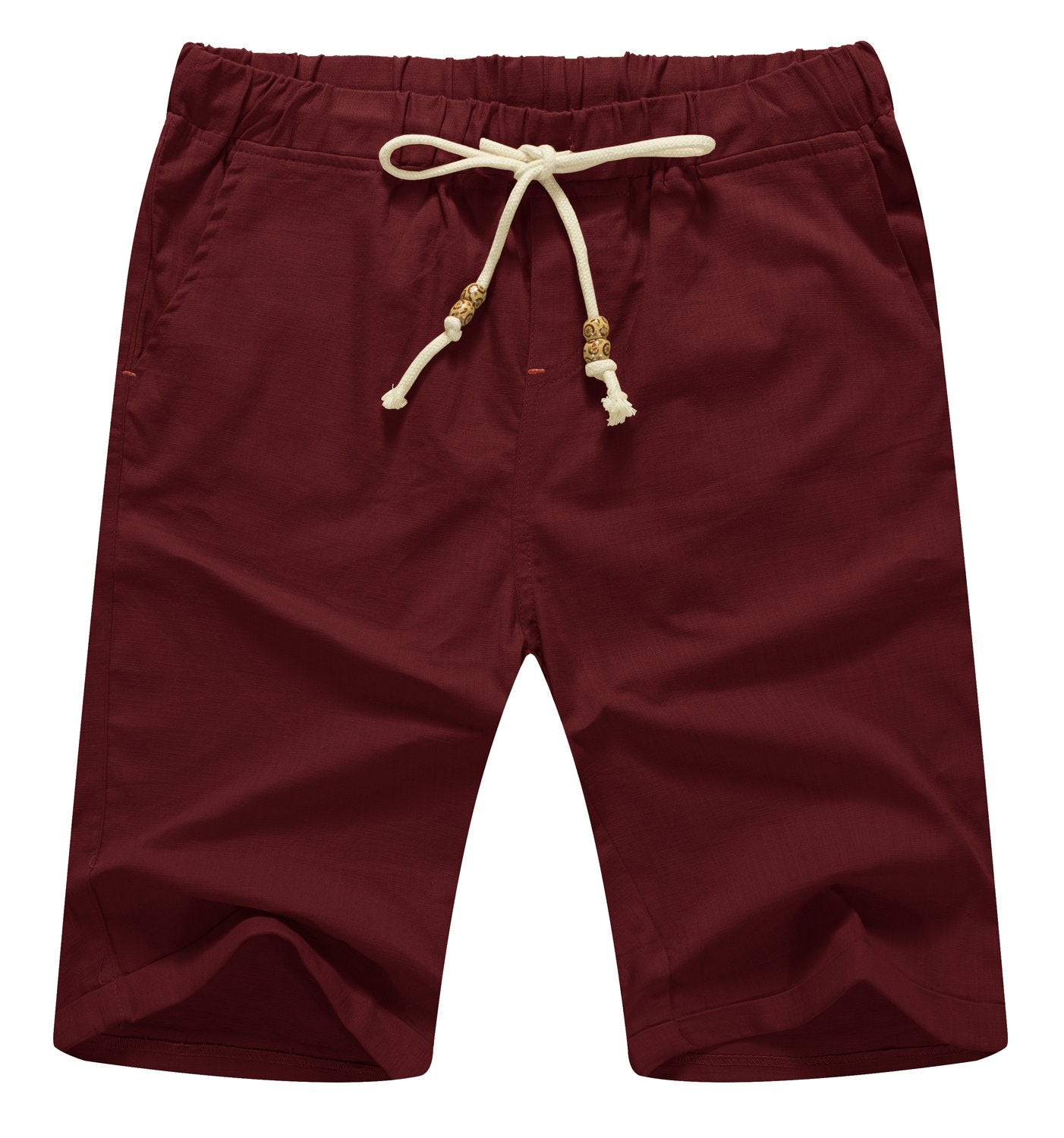 Sailwind Men’s Linen Shorts Casual Drawstring Summer Beach Shorts