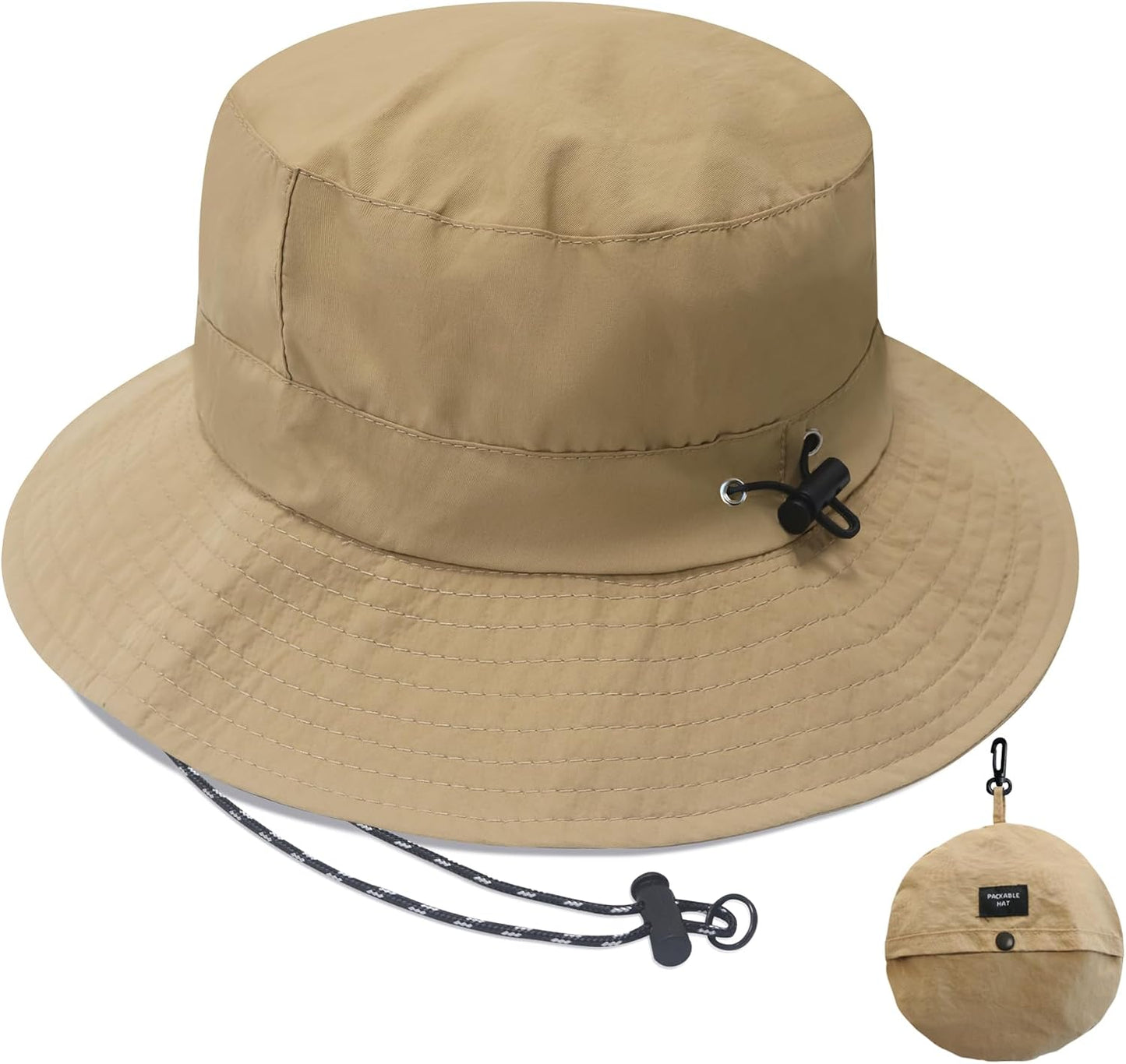 PFFY Waterproof Bucket Hat Rain Quick Dry Hats for Men Women Packable Sun Hat for Fishing Hiking Outdoors