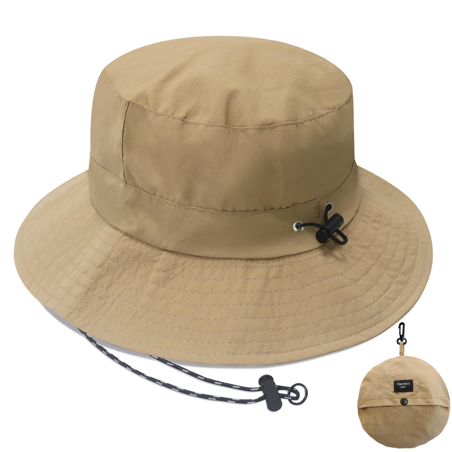 PFFY Waterproof Bucket Hat Rain Quick Dry Hats for Men Women Packable Sun Hat for Fishing Hiking Outdoors