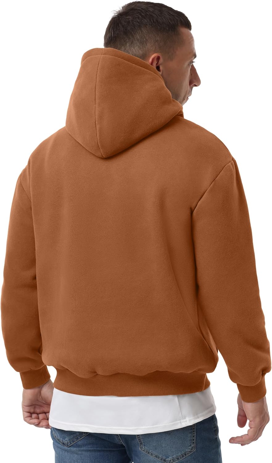 Sailwind Men's Cotton Hooded Sweatshirt Casual Long Sleeve Pullover Hoodies Drawstring Collar Kanga Pocket Fashion Shirts
