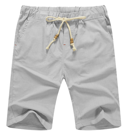 Sailwind Men’s Linen Shorts Casual Drawstring Summer Beach Shorts
