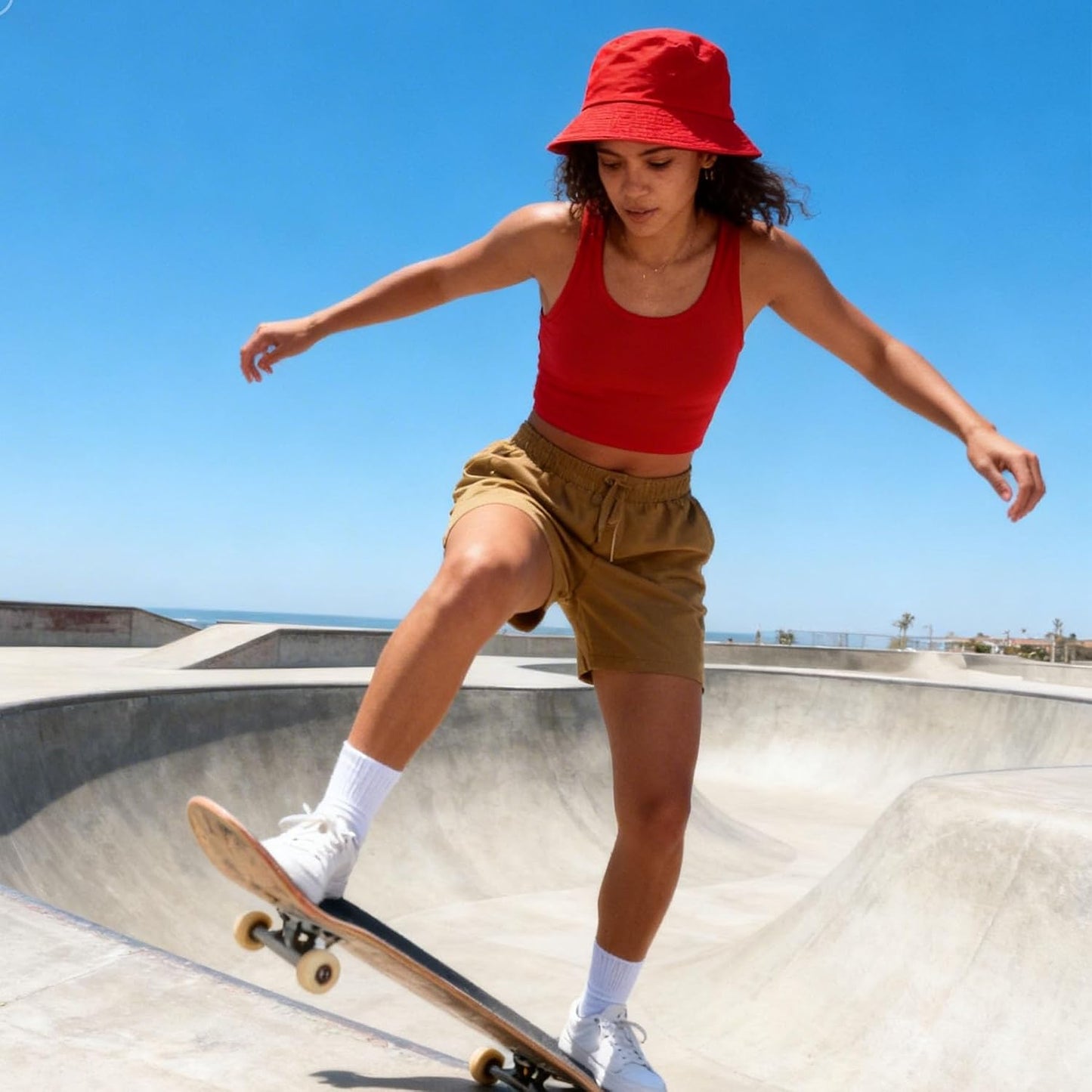 PFFY Bucket Hat for Women Men Cotton Summer Sun Beach Fishing Cap