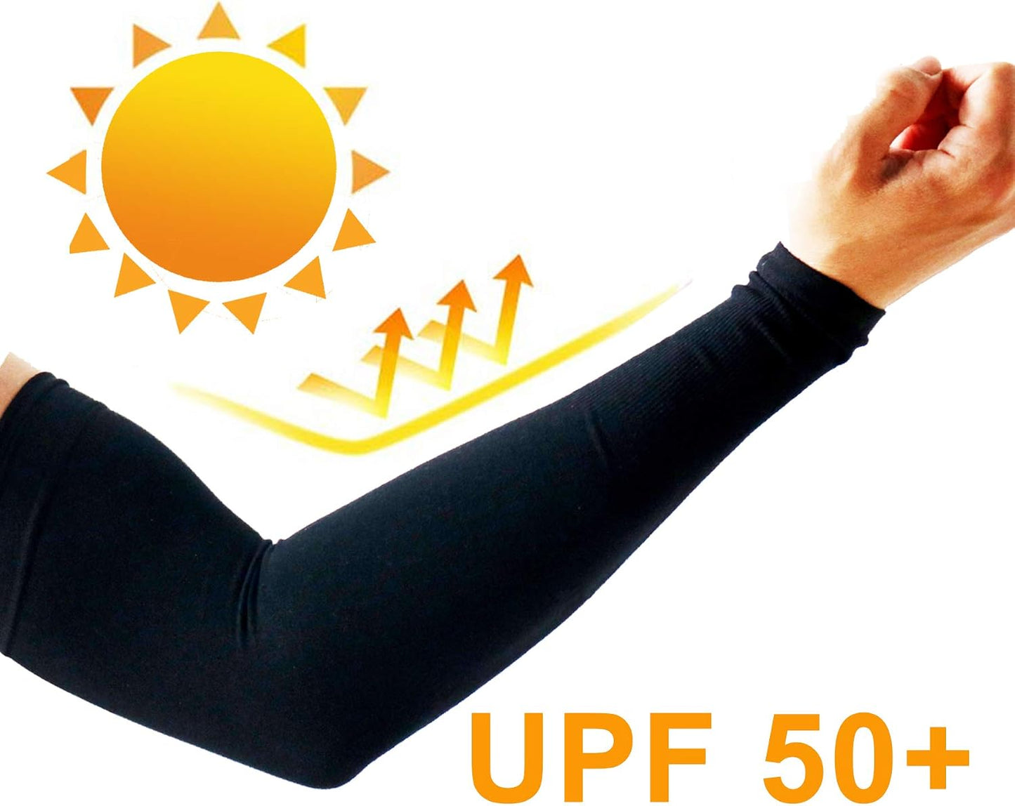 PFFY UV Protection Cooling Arm Sleeves for Men and Women UPF 50 Sun Sleeve