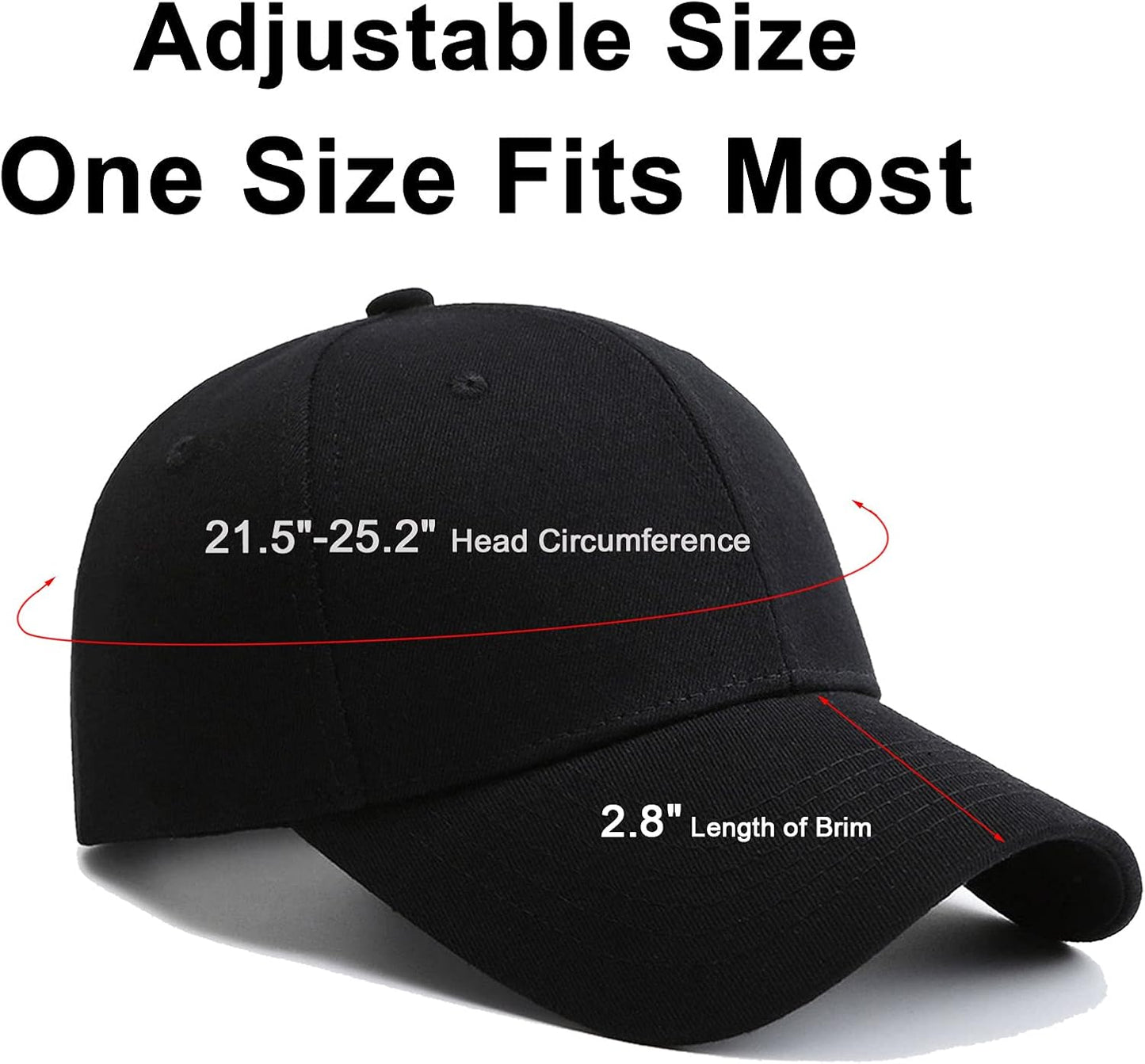 PFFY 2 Packs Baseball Cap Golf Dad Hat for Men and Women