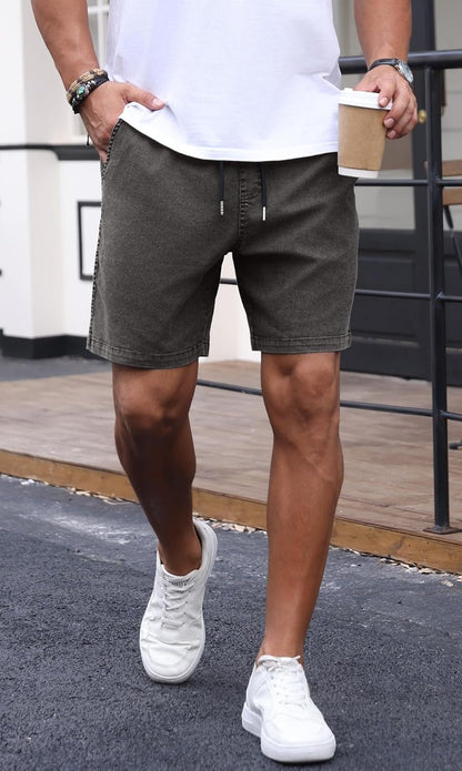 Sailwind Men's 7" Shorts Vintage Washed Elastic Waist Summer Short