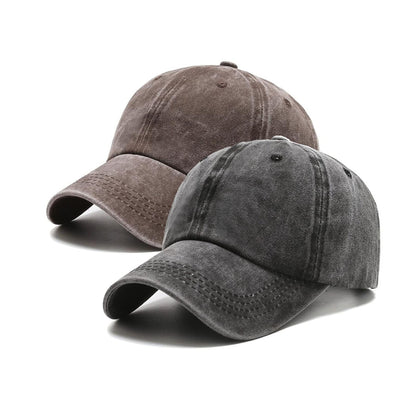 PFFY 2 Packs Vintage Washed Distressed Baseball Cap Golf Dad Hat for Men Women